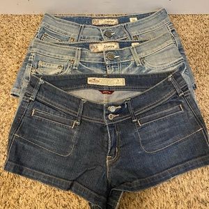 Low rise shorts bundle